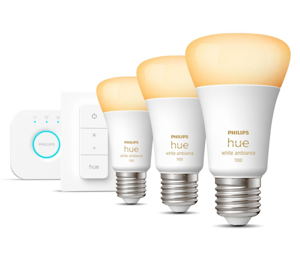 Philips Hue White ambiance Zestaw startowy 3xE27 1100lm - 686704 - zdjęcie 2